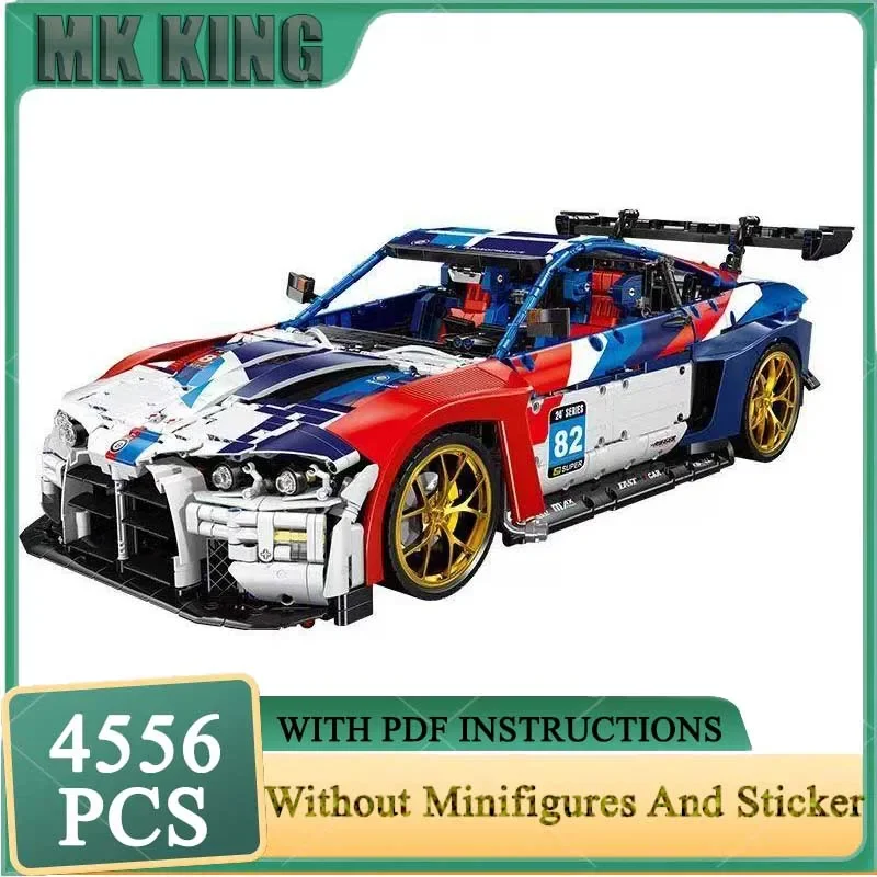 

4556PCS City Technical M4 Poweful Sport Car Building Blocks MOC High-Tech Champion Racing Sports Car M4 Model Gift Toys