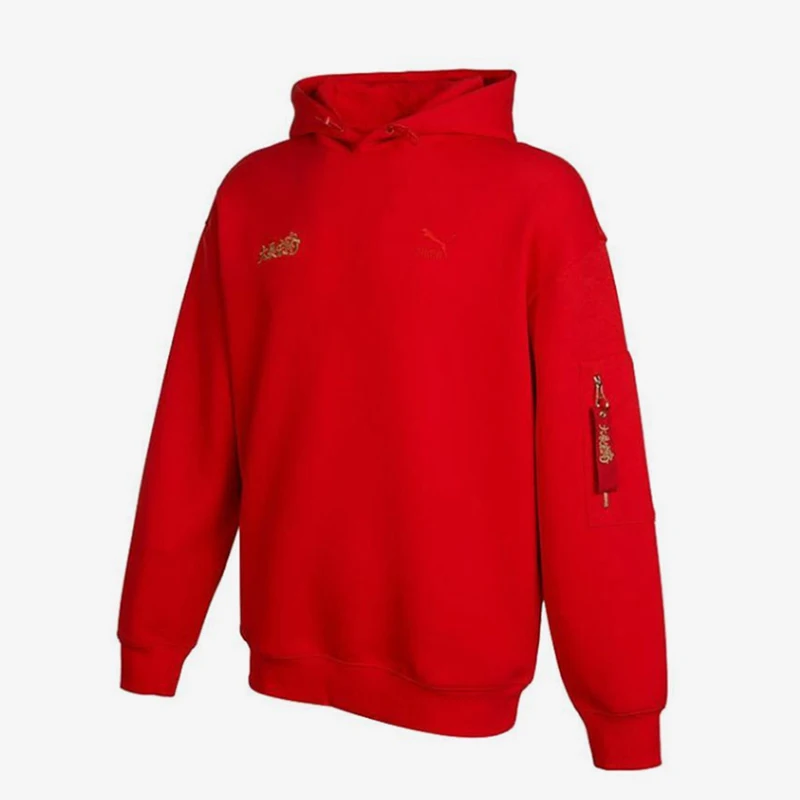 

Puma Genuine Seasonal Новый мужской свободный повседневный пуловер с капюшоном 621827-05