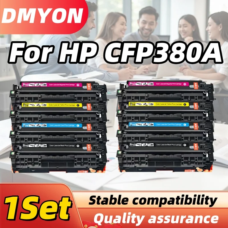 

Картридж с тонером 312A CF380A CF381A CF382A CF383A, совместимый с HP для Color LaserJet Pro MFP M476dn M476dw M476nw