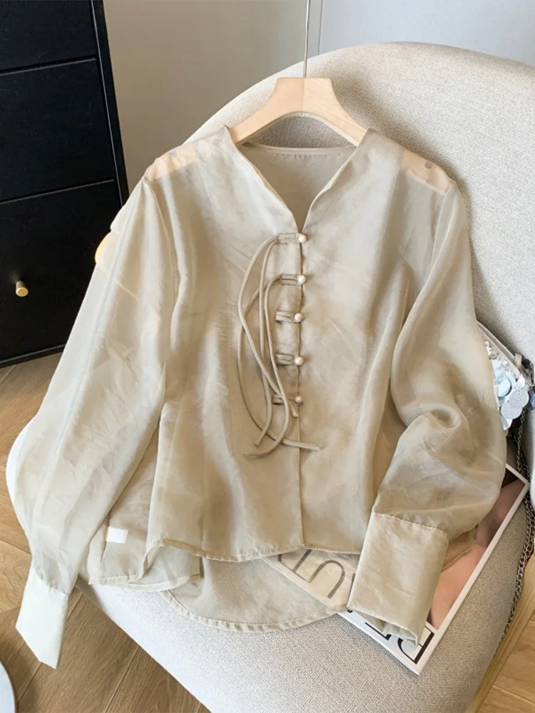 Vestido Longo Feminino La Chapelle, Solto, Cor Pura, Detalhes em Botão, Design para o Dia a Dia, Fibra de Poliéster Coreana