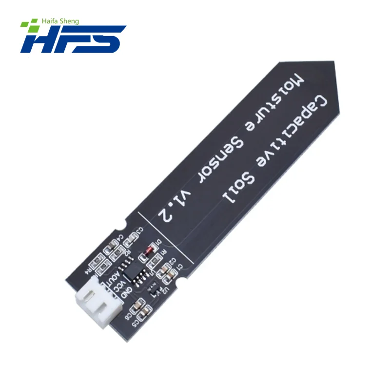 Módulo capacitivo de Sensor de humedad del suelo, cable de amplio voltaje, 3,3 ~ 5,5 V, resistente a la corrosión con gravedad para Arduino