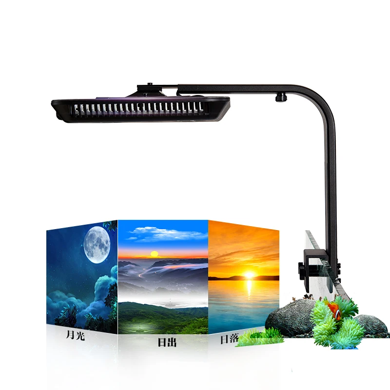 

MA09-S60 90W saltwater Marine fish tank light led reef& coral aquarium light with LCD display and hanging kits