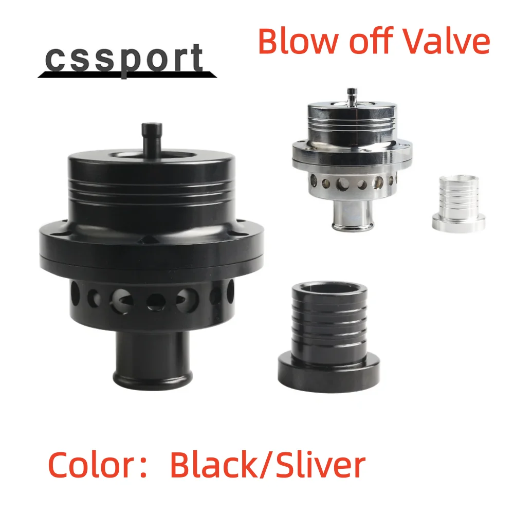 Universal  Aluminum Dump Auto Turbo Blow off Valve Black Sliver For BMW Honda Ford audi VW Golf MK4 Jetta A4 B5