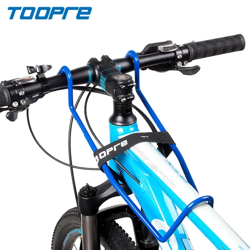 Imagen 1 del producto TOOPRE-fijador de mango delantero de bicicleta, herramienta antideslizante de refuerzo de mango Horizontal para bicicletas de montaña y de carretera