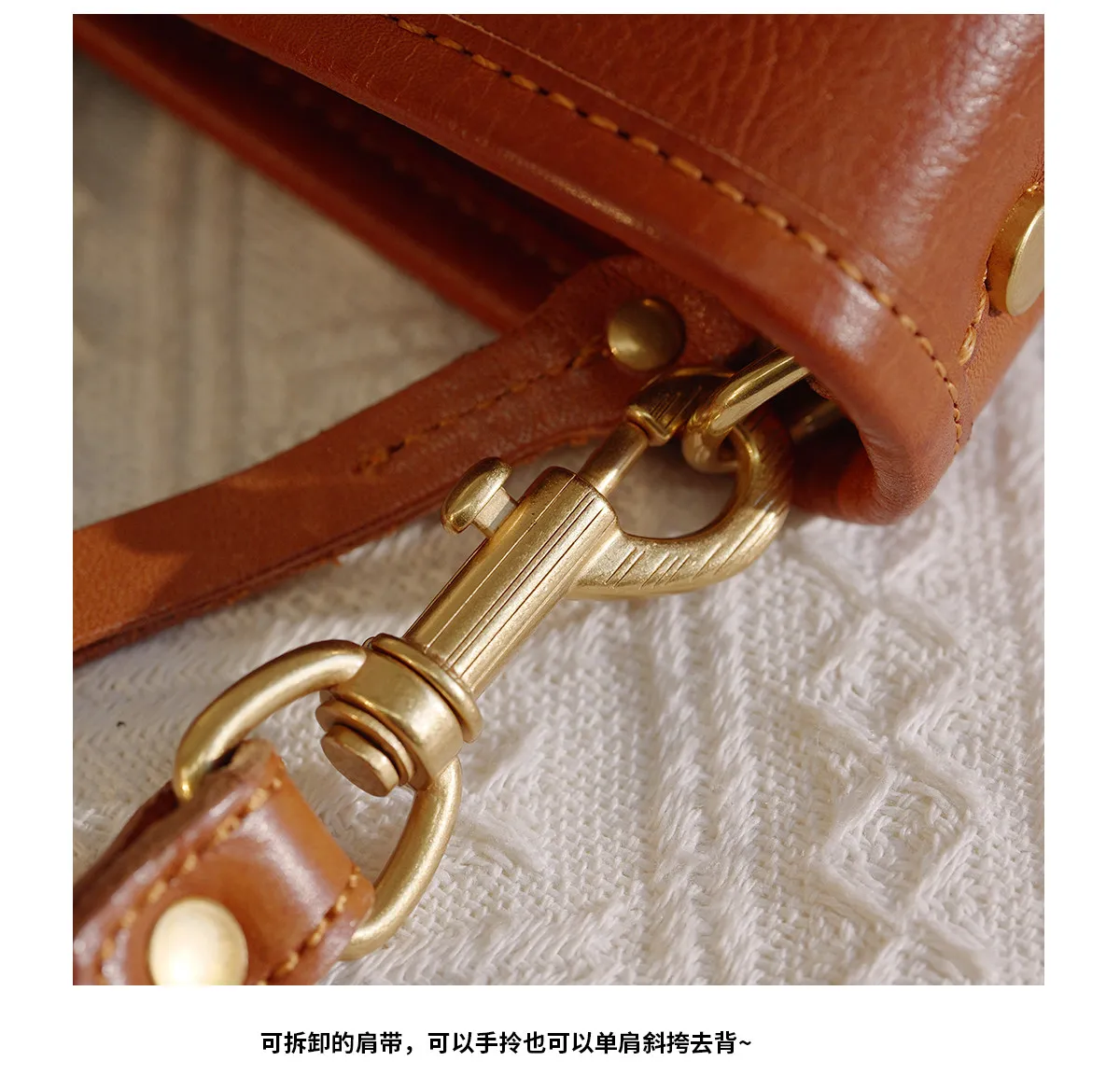 PNDME schlichte, modische Damen-Handtasche aus echtem Leder, Wochenend-Einkaufstasche, handgefertigt, aus Rindsleder der ersten Schicht, große Kapazität. – Detail 19