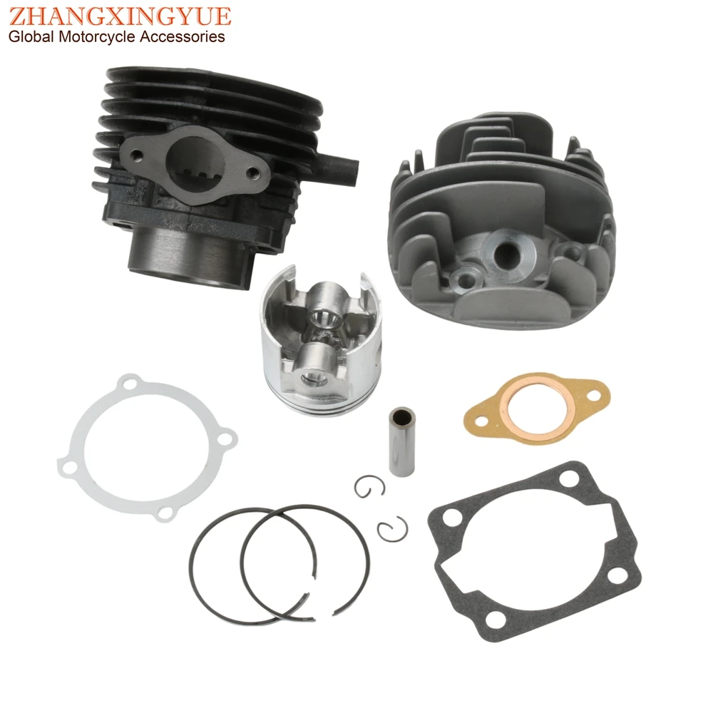 102cc Big Bore Racing Cylinder Block Kit & Head For Piaggio Ape 50 2T D 55mm 100080141 Scooter Engine Parts