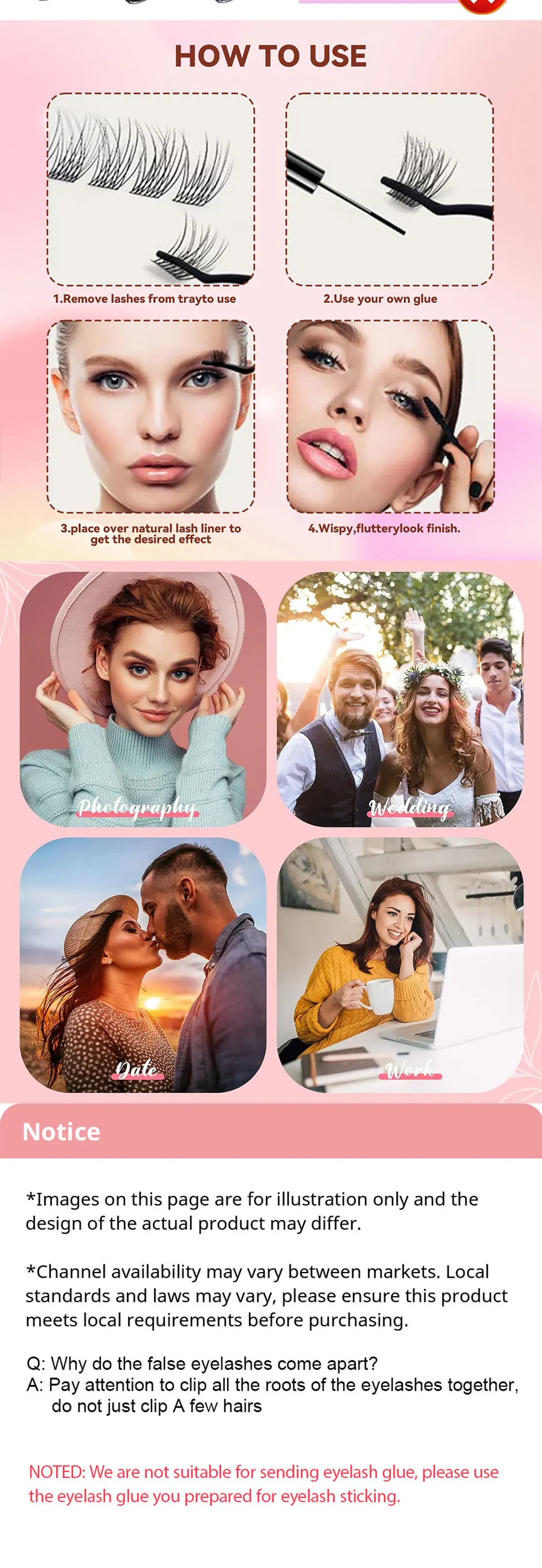 100 Cluster, Manga-Style Wimpern-Cluster, Anime-Stil, Braune Wimpern-Cluster, 8-16mm Gemischte Größen, Natürliche Wimpernverlängerungen, DIY Selbstklebende Wimpern, Geeignet für Arbeit, Pendeln, Dates, Partys, Vergrößern Sie Ihr Augenbild, Fotogen, Anfängerfreundliche künstliche Wimpern – Detail 4