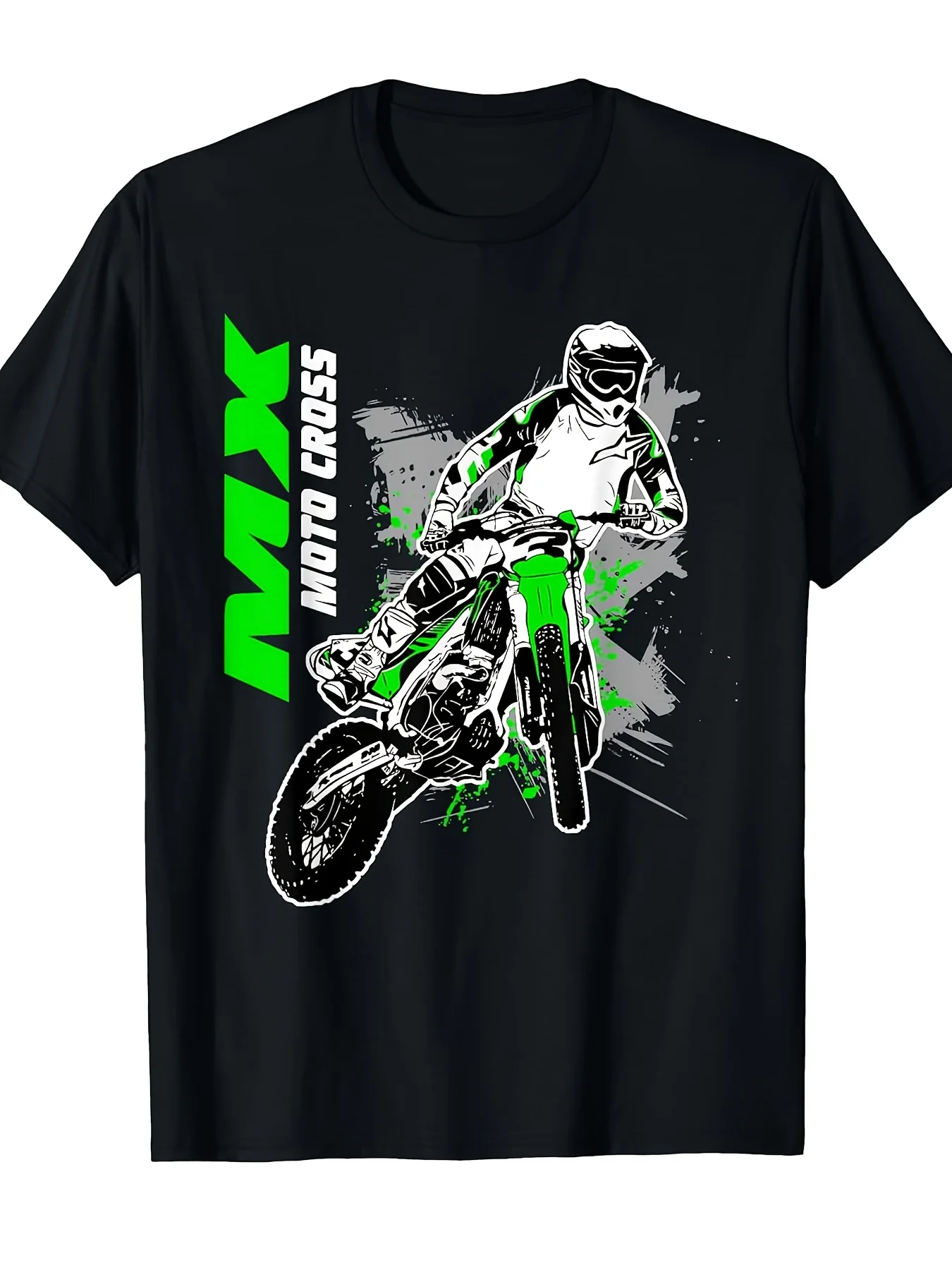 Supercross Enduro Offroad MX Motocross T-Shirt 100% Cotton O-Neck Short Sleeve Summer Casual Mens T-shirt Streetwear