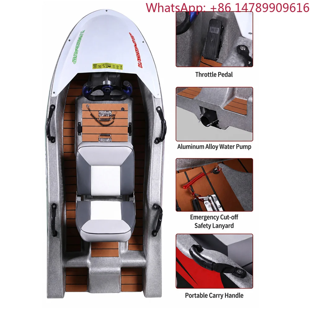 Water Go-KartDirect Factory High Performance Lithium Powered Water Tourism And Resort Recreation Equipment  Go Kart Boat