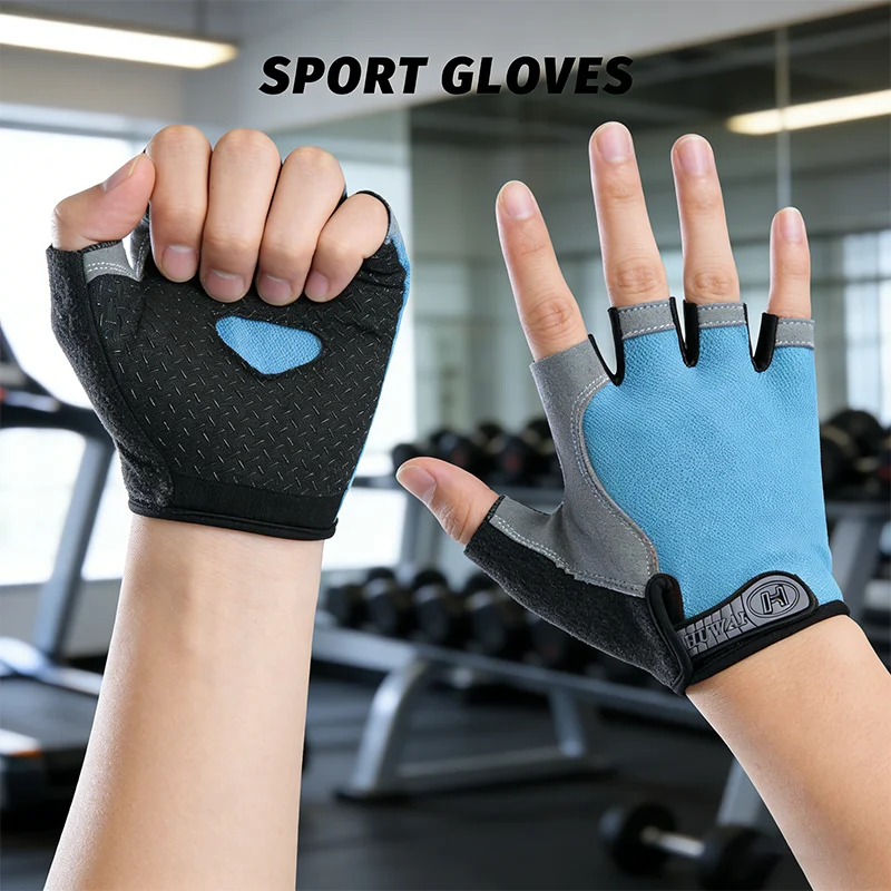 Outdoor Half-finger Fitness Gloves for Men and Women, Breathable, Thin, Anti-slip and Wear-resistant Driving Sports Cyclingglove