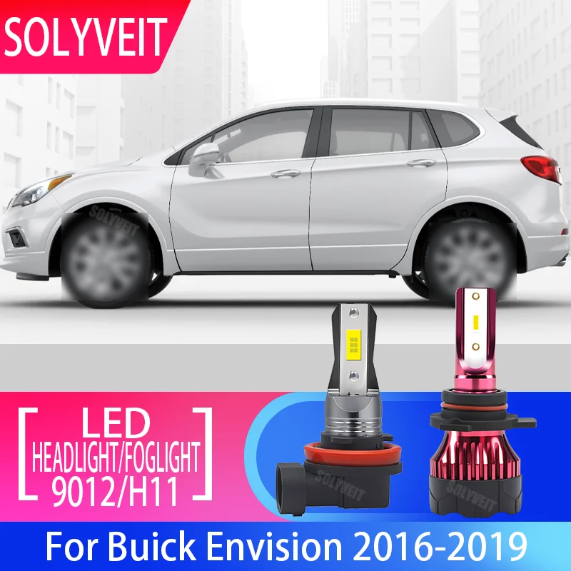 

Быстрый монтаж светодиодных фар 9012/H11 и противотуманных фар с установкой без инструментов и использованием передовых технологий для Buick Envision 2016 2017 2018 2019