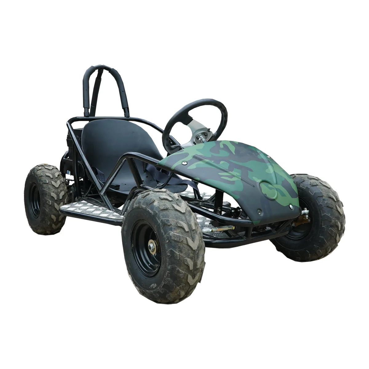 

350W 54v Kart Racing Adjustable Speed and Length Ride Car Electric Kart, Suitable for Stroller or Adult