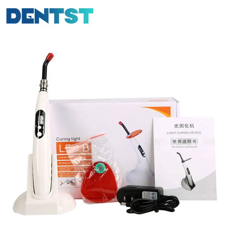 Dentistry Cure Light Dental Wireless Curing Light Dentist Tool Cordless LED Curing Lamp Handpiece 1200-1400mw/cm2 Material