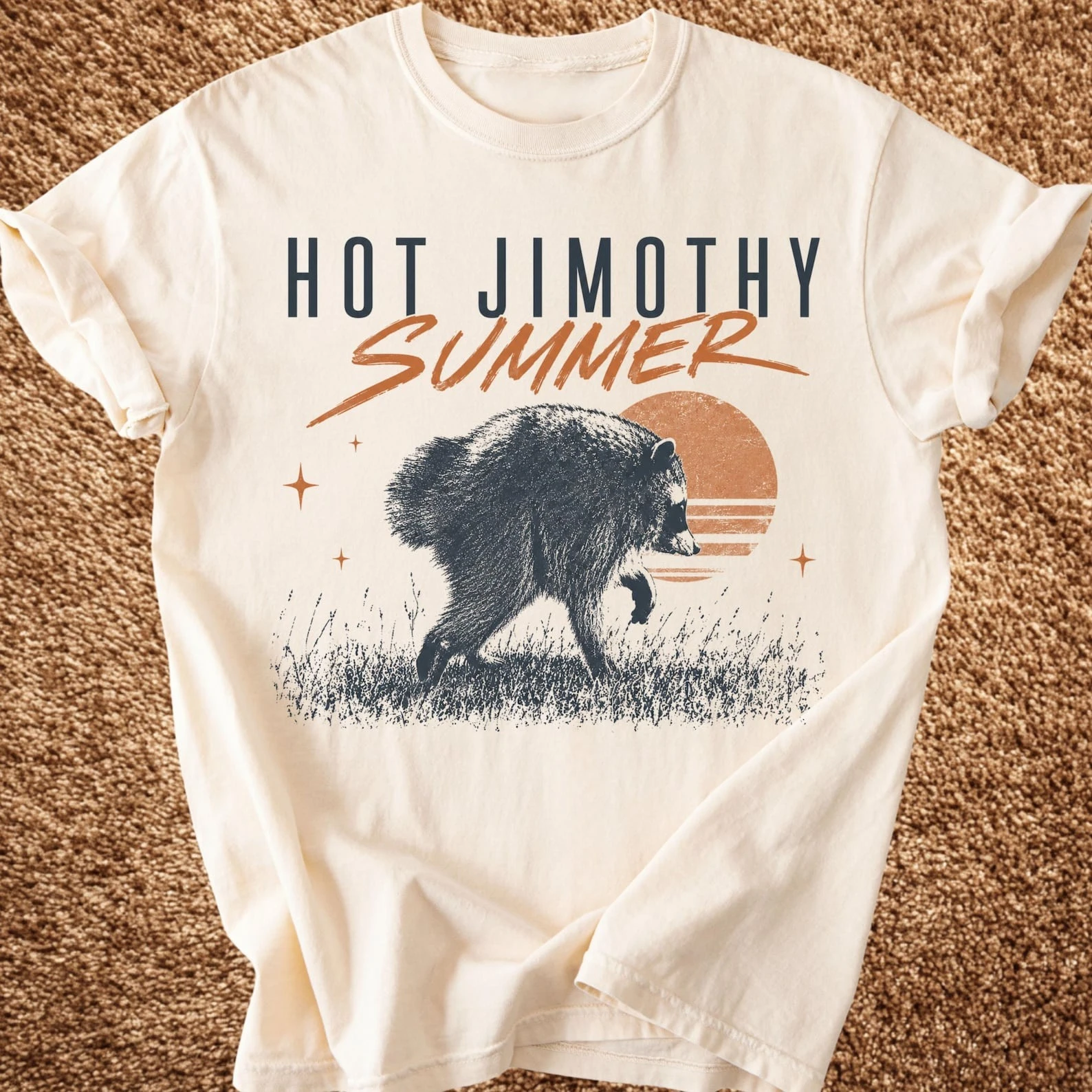 Raccoon Jimothy Viral Shirt Funny Trash Panda Wildlife T-Shirt Retro Animal Lover Meme Tee Men Women Raccoon Tshirts