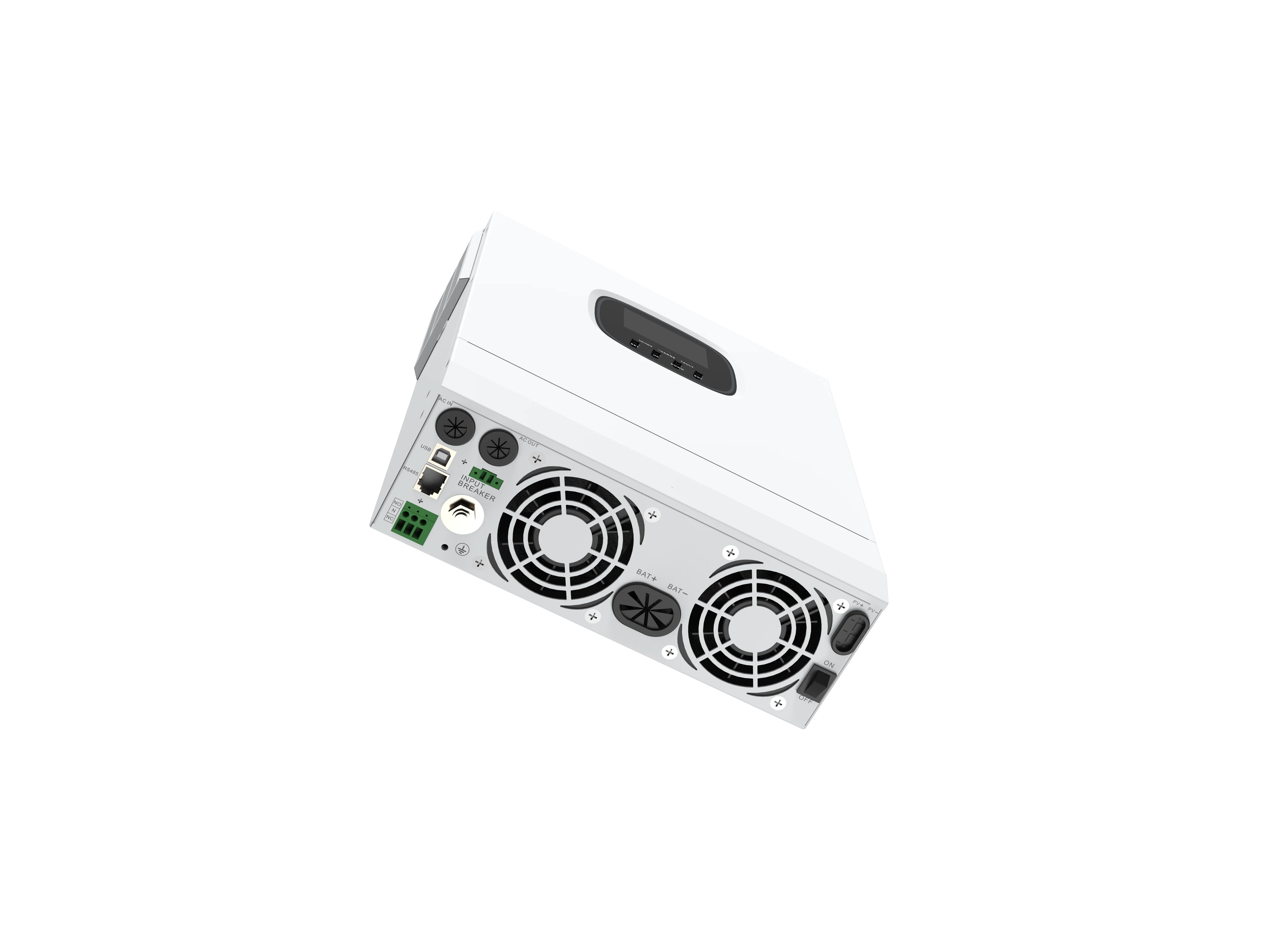 Getemete Off-Grid Max PV Input Voltage 100VDC 3KW 24V 120VAC Pure Sine Wave Hybrid Inverter MPPT 60A Solar Charger