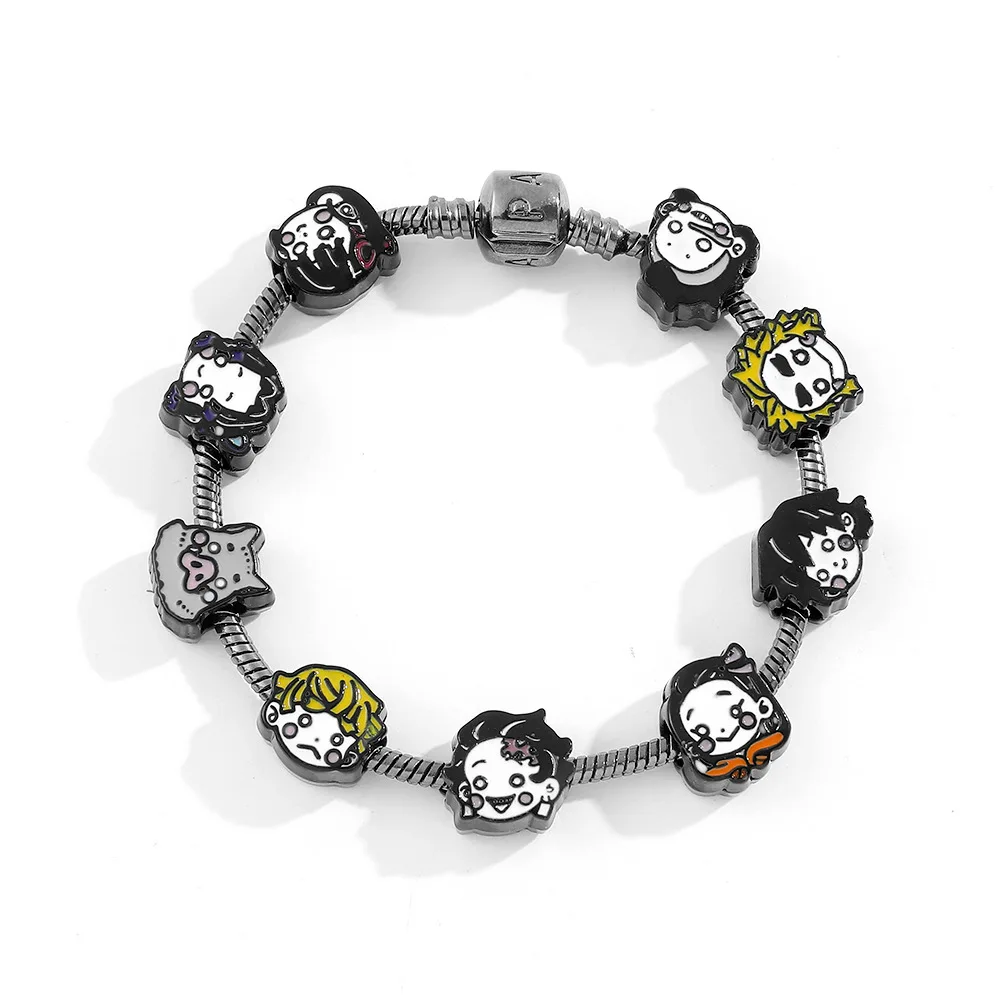 1pc Anime Character DIY Bracelet Kamado Nezuko Unisex Pendant Cosplay Prop Bracelet Accessories