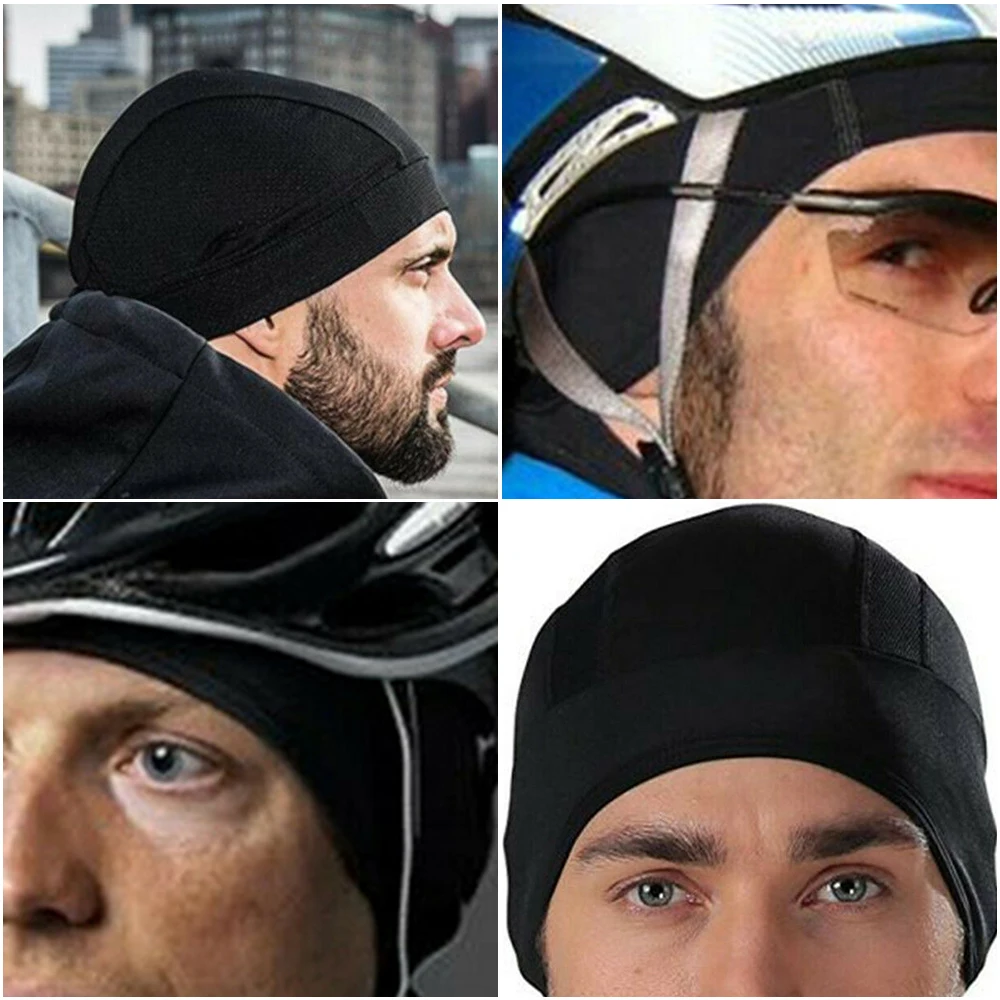 1/2/3PCS Chłodząca czapka z daszkiem Oddychająca, szybkoschnąca, odprowadzająca wilgoć Czapka motocyklowa z wewnętrzną podszewką Akcesoria