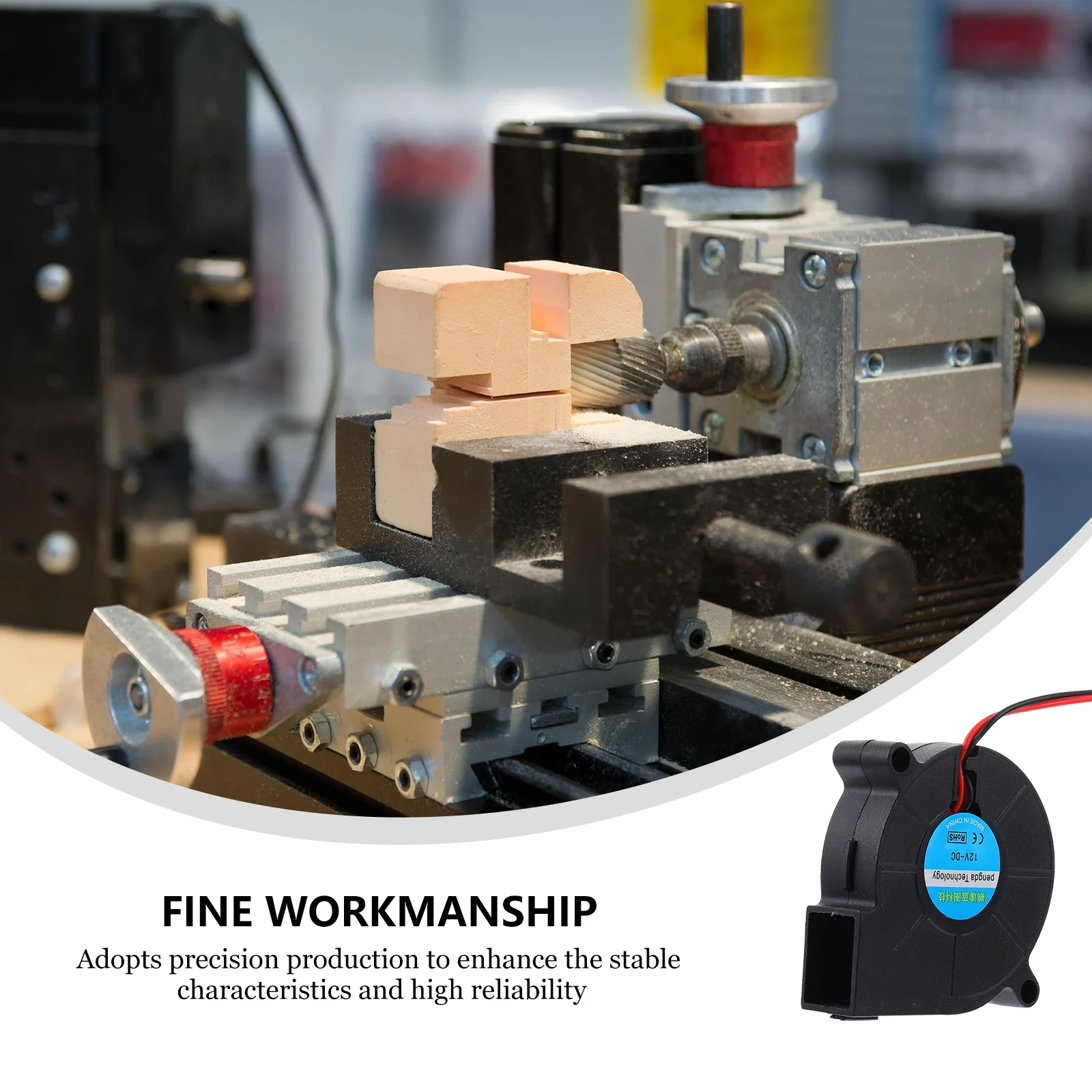 3 Pcs 3D Printer 12V Cooling Fan Blow Radiator Electric Accessories Abs Blower Cooler