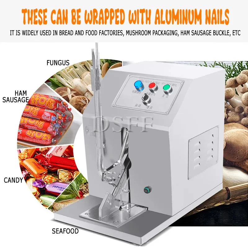 

Fully Automatic Induction Electric Sausage Sealing Machine, Foot Operated Fruit Net Bag Food Sealing Machine