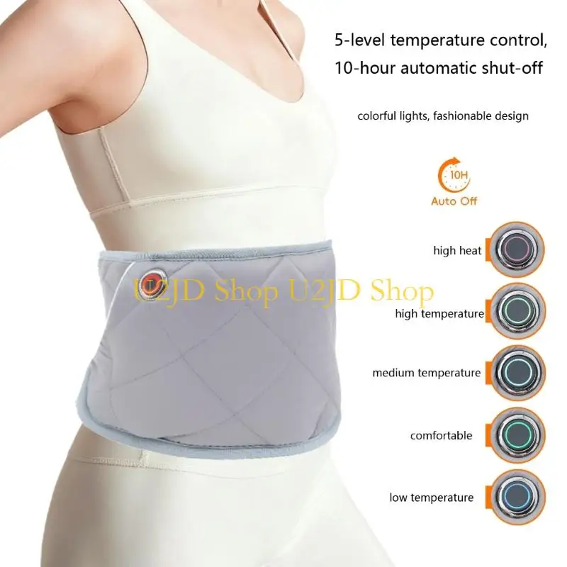 U2JD USB Propelled Transportable Heating Waist Assist Easy Connection to Power Financial Institutions for Travel Office and Home