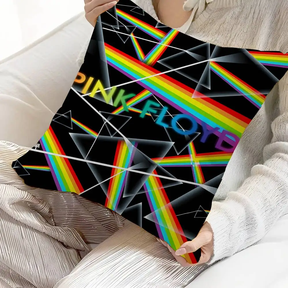 Band P-Pink Floyd Personalized picture text home decorative pillows Household Gifts 45x45cm