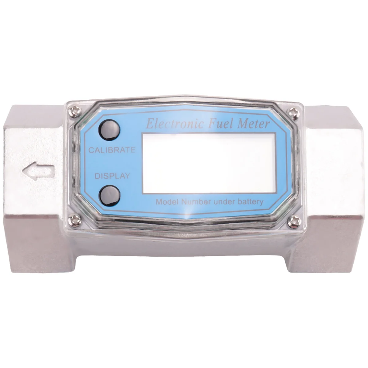 

1.5 Inch Digital Turbine Flow Meter, LCD Display Fuel Water Flow Meter, Flowmeter for Diesel Kerosene Gasoline Water