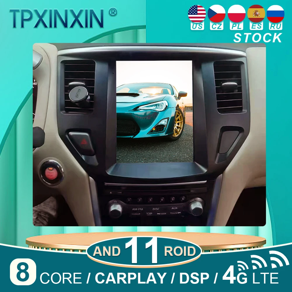 GPS Navigation For Nissan Pathfinder R52 SL SV 2012-2018 Android Car Radio Tape Recorder Auto Stereo Receiver Multimedia Player