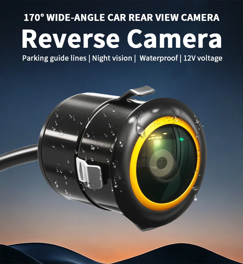 AHD 1080P Auto-Rückfahrkamera 170° ° Weitwinkel-Nachtsicht Wasserdichte 18,5mm Mini-Rückfahrkamera für Fahrzeug-Einparkhilfe – Detail 1