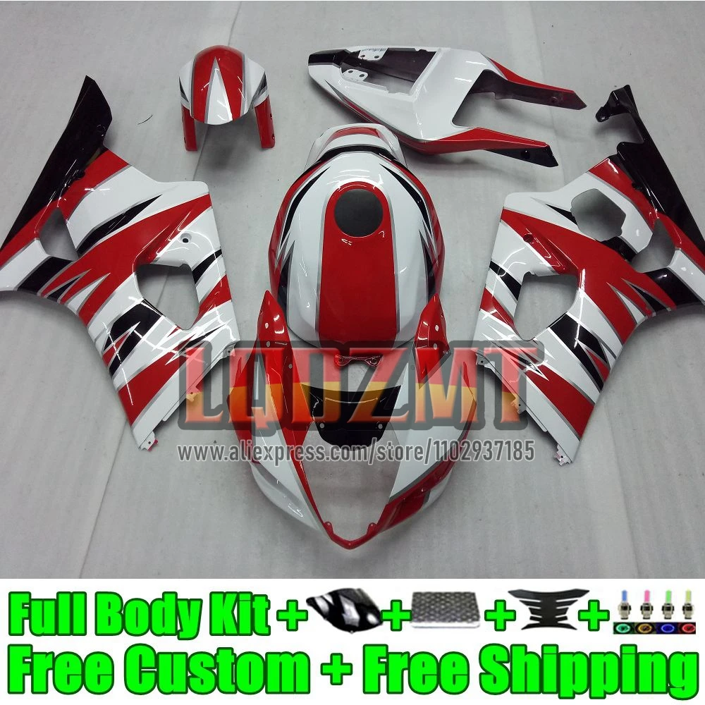 Injection Body For KAWASAKI NINJA ZX-636 ZX-6R 37No.99 factory red ZX 6R 636 6 R 600CC ZX636 ZX6R 2003 2004 ZX600 03 04 Fairing