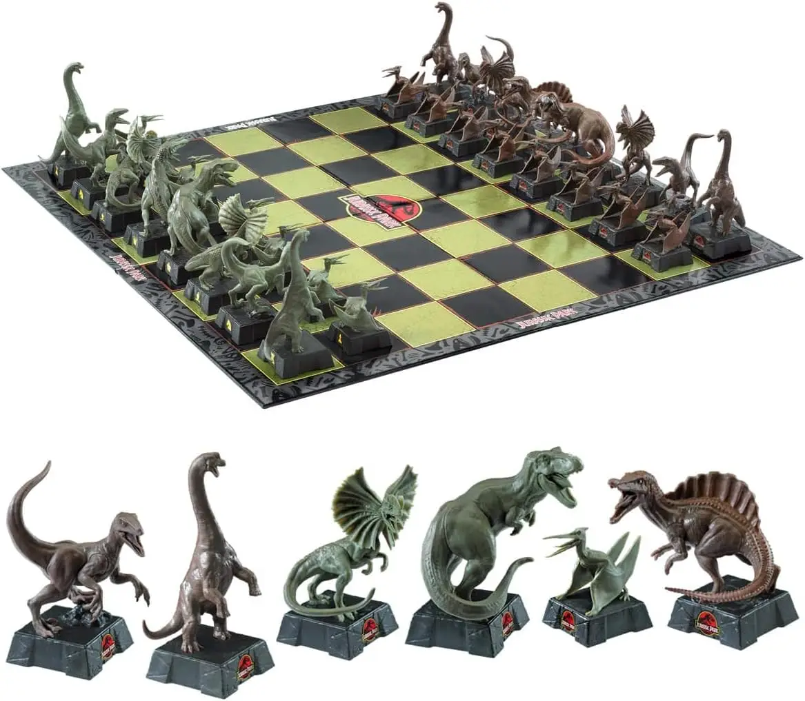 

Jurassic Park Chess Set - Premium Movie-Themed Board Game