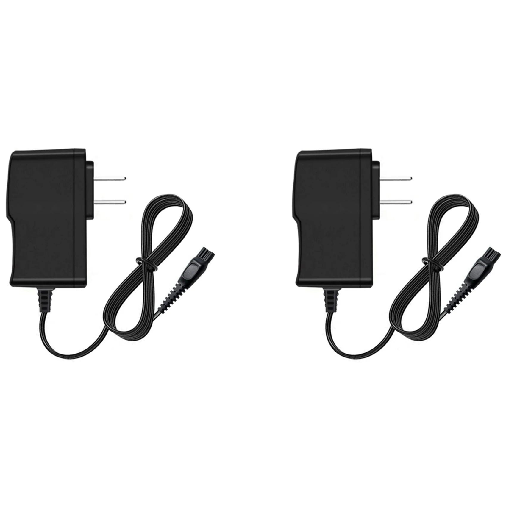 ABBK-2X For -HQ8505 Norelco 7000 5000 3000 Series Electric Shaver, Beard Trimmer Adapter Power Cord US Plug