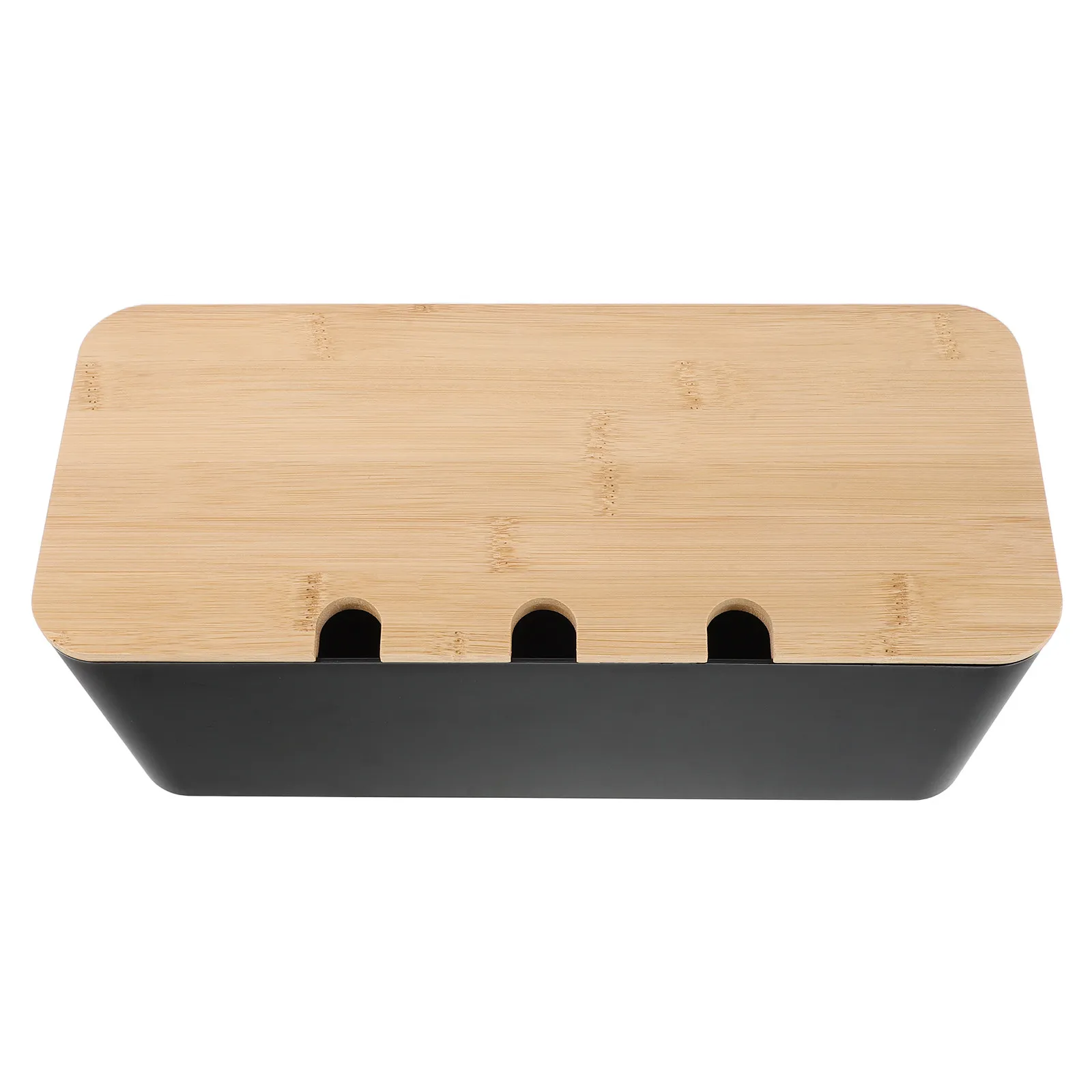 Cable Concealer Power Cord Storage Bin Office Management Wire Organizer Surge Protector Cover