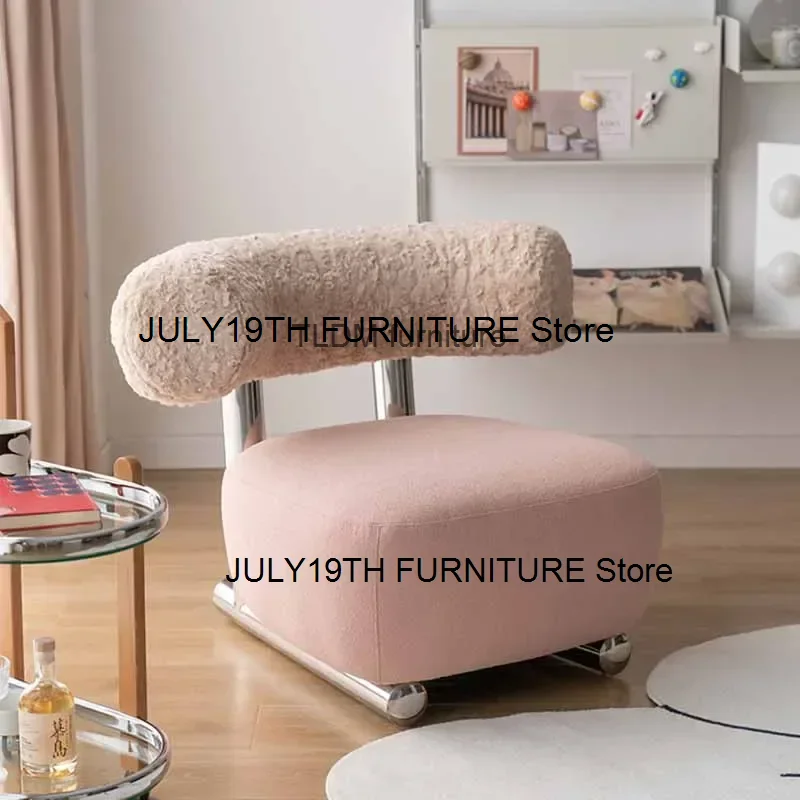 

Металлические стулья с поддержкой спинки, для гостиной, свадьбы, медитации, стул для отдыха, роскошные стулья для чтения, мебель для дома