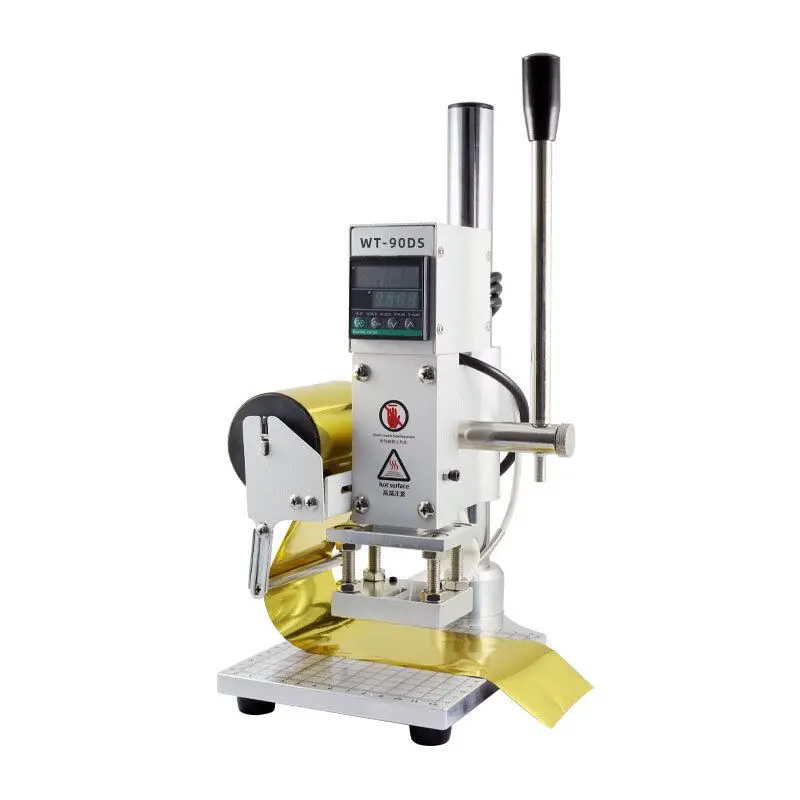 

ZJW STLFNew Style WT-90DS Digital Hot Stamping Foil Machine for Leather Paper Wood