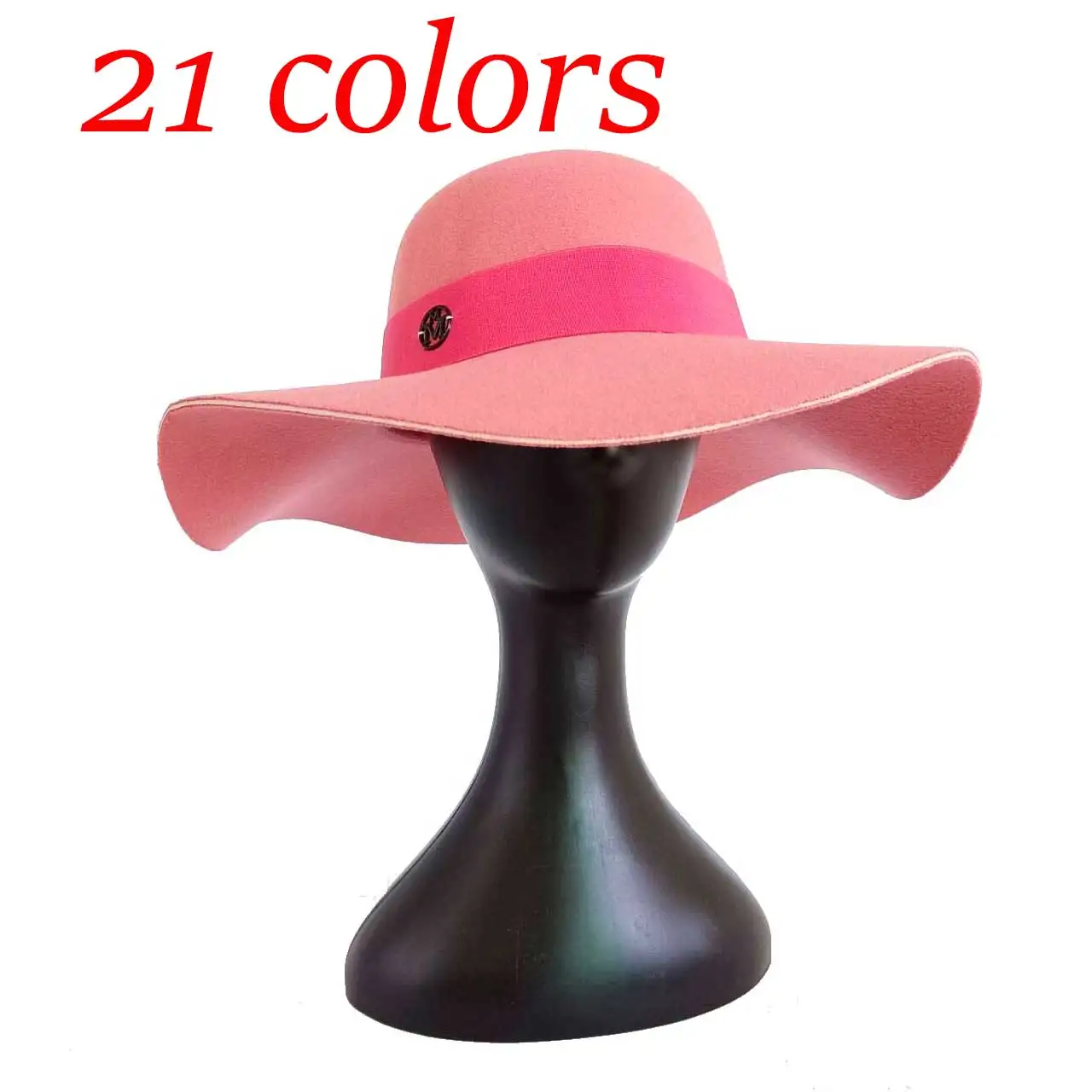 

Розовая кожаная женская элегантная фетровая шляпа-федора с широкими полями, церковная шляпа-федора в британском стиле, женская шляпа-федора сомбреро hombre
