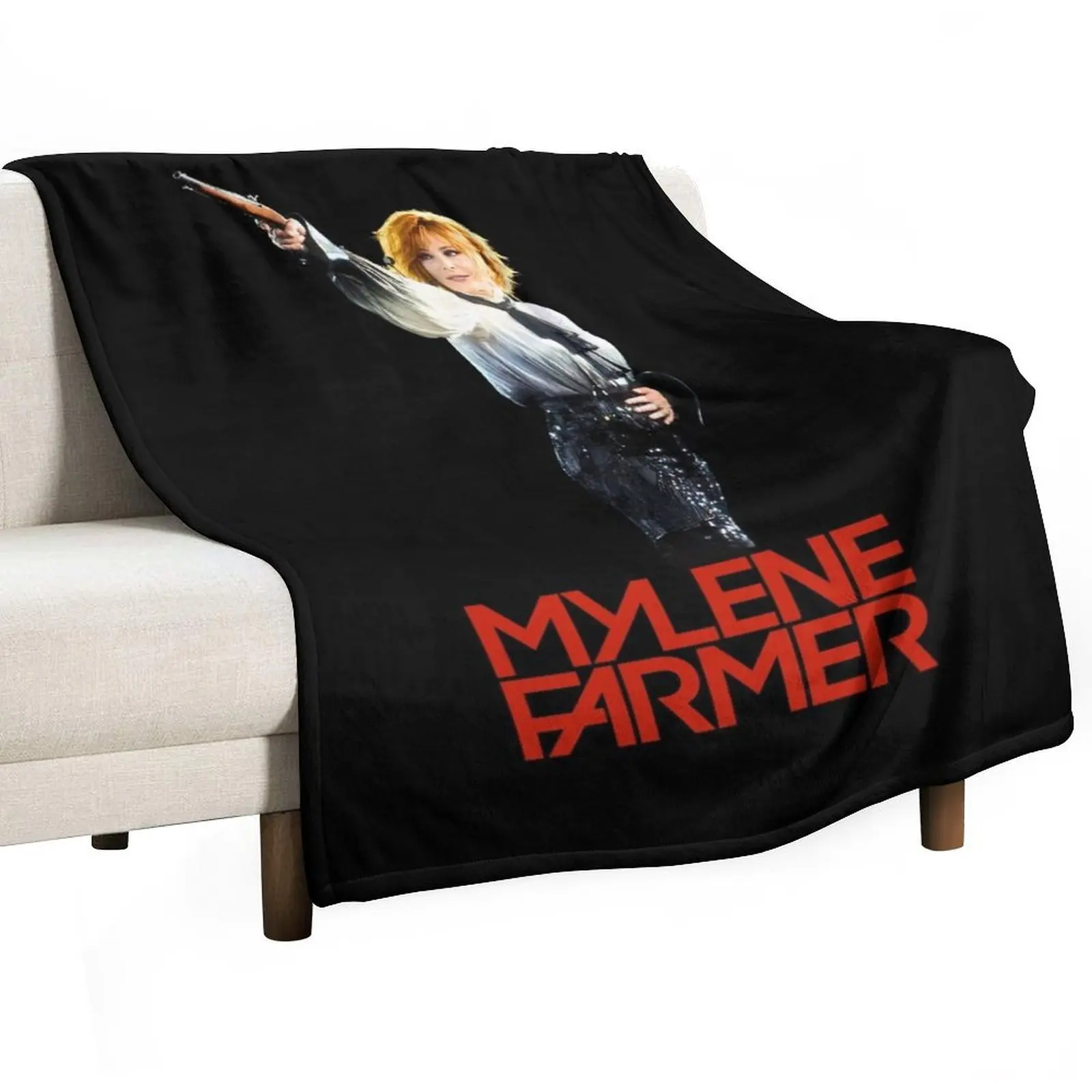 

Mylène Farmer Nevermore concert 2023 Throw Blanket Summer Polar christmas gifts for winter Blankets