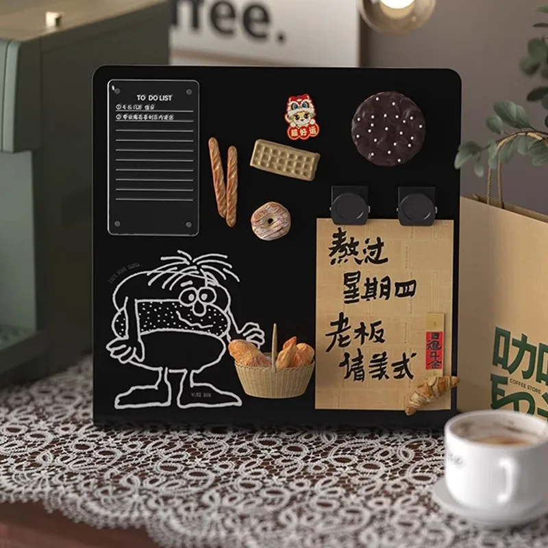 1PC Mini Lavagna Segni Tavolo Lavagna Menu Lavagna Display Decor Segni alimentari Coffee Shop Decorazione lavagna