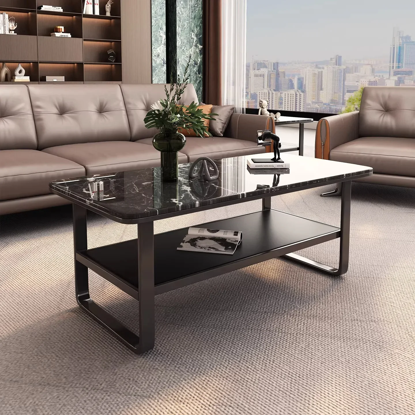 DSA office meeting coffee table combination modern simple business reception room rectangular tea table