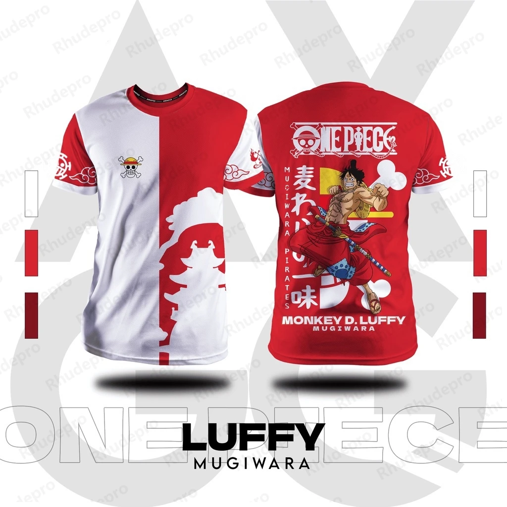 

One Piece T Shirt 2025 Men Summer New 3D Round Neck T-shirt Street Leisure Sports Large Top Oversized Boy Girl Cool Clothes