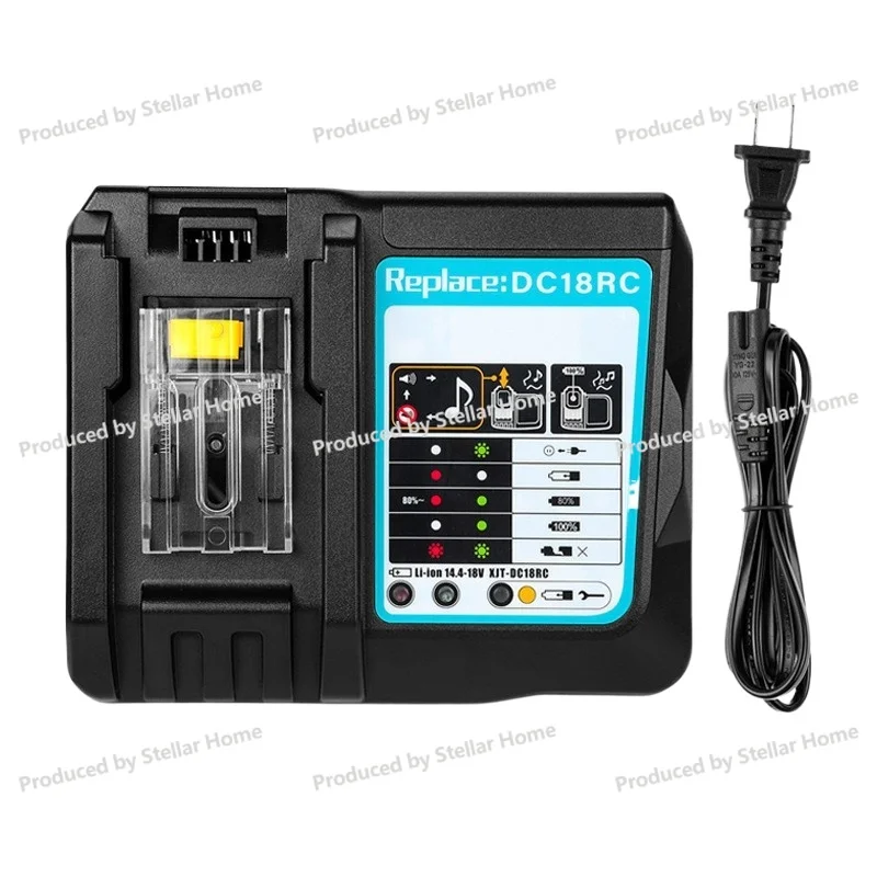 For Makita DC18RC 14.4-18V 3A Lithium Battery Charger Power Tool Battery US European Standard
