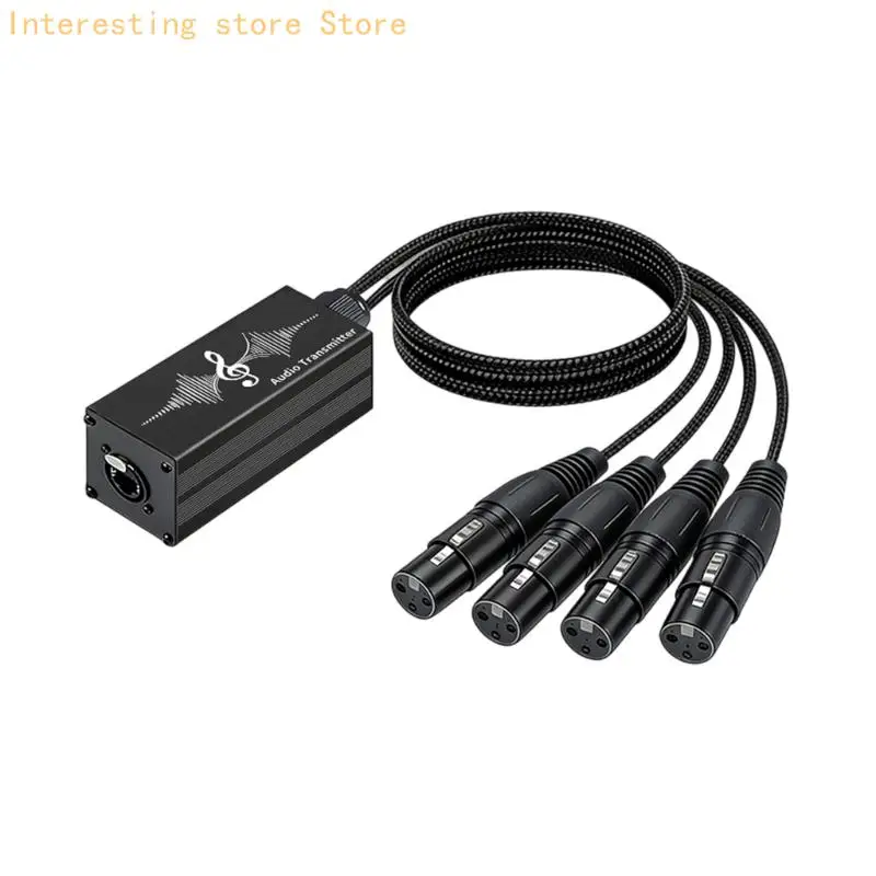 4 Way 4XLR RJ45 Cable System for Conference Use, Stage Work, and Studio Transfer 55KC