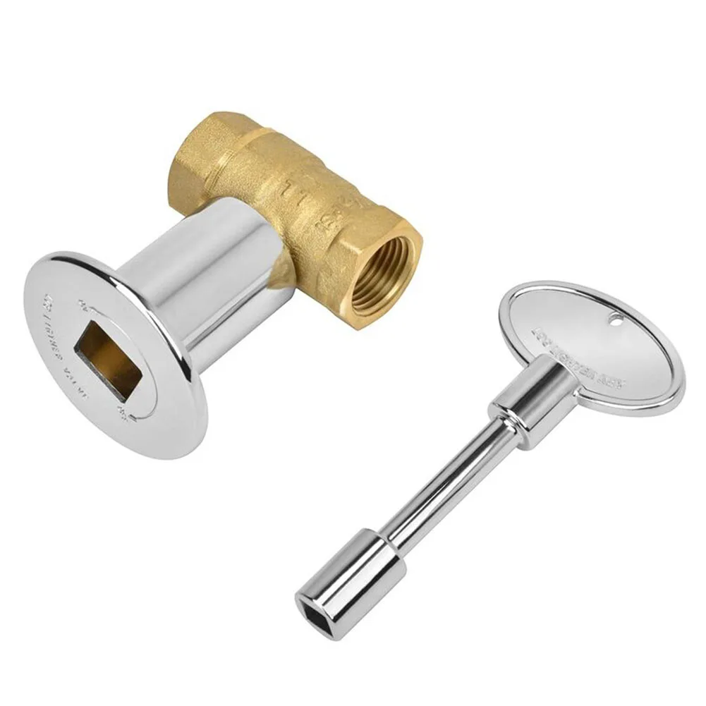 

High Performance 1/2 Inch Gas Key Valve Kit With Flange And 3 Inches Key Accessories Supplies For Fireplace Portable Tool