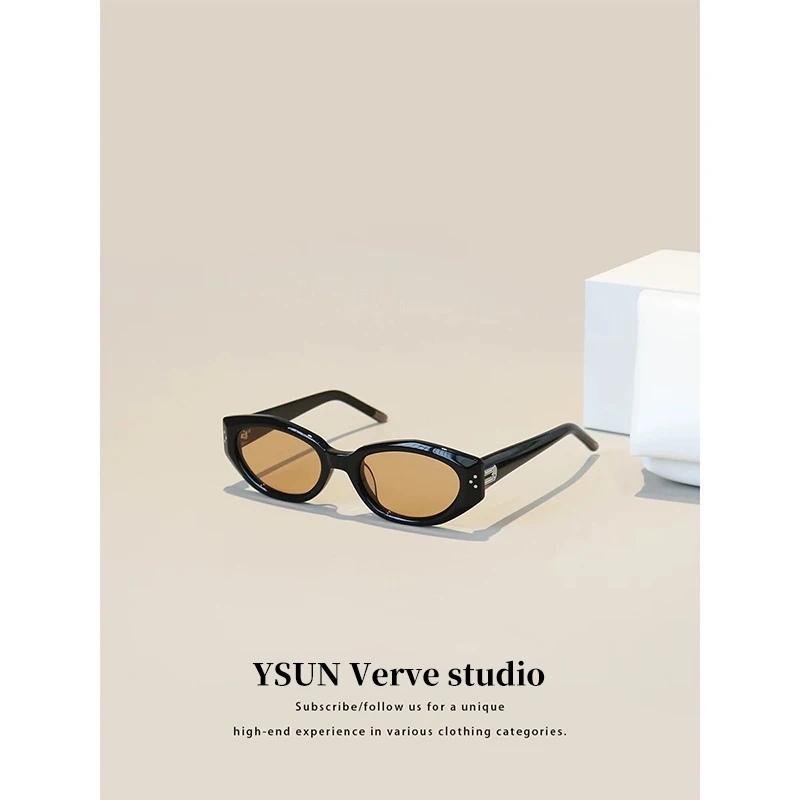 2024 Nuovi occhiali da sole GM da donna, occhiali da sole DADA in acetato di fascia alta con montatura stretta Cat Eye Protezione UV400