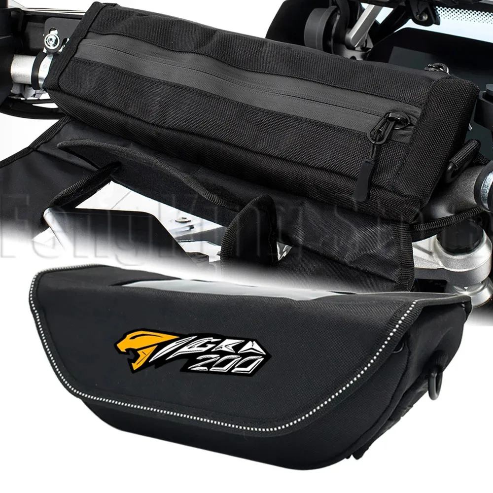 For PGO TIGRA 200 Tigra200 Motorcycle accessory Waterproof And Dustproof Handlebar Storage Bag