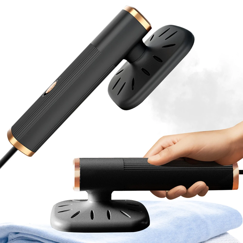 Plancha de mano pequeña para ropa, vaporera eléctrica alimentada por USB para planchar ropa y tela, 360 °