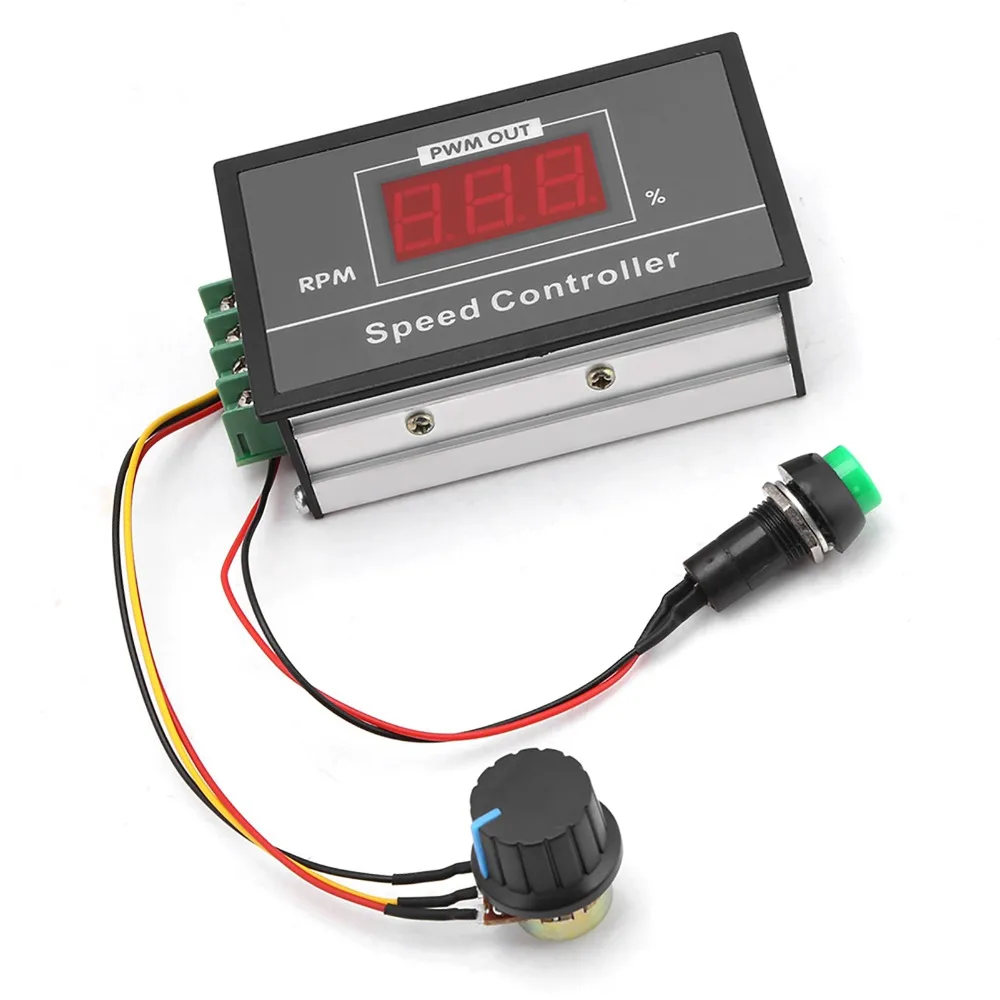 6-60V Input Voltage DC Motor Speed Controller 30A Current Rating PWM Control PWM Motor Speed Controller