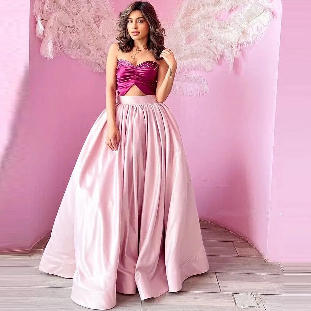 

Длинная юбка цвета розового пыльника с завышенной талией для женщин, для выпускного вечера, на заказ, в африканском стиле, весна 2026, для торжественных мероприятий, без топа