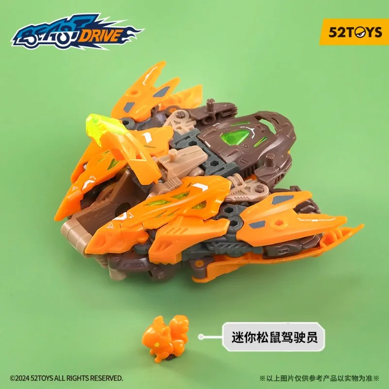 52TOYS BEASTDRIVE BD-08 SKY tail، تجميع الروبوت، التحويل في السنجاب والمقاتل، شخصية الحركة، هدية قابلة للجمع #4