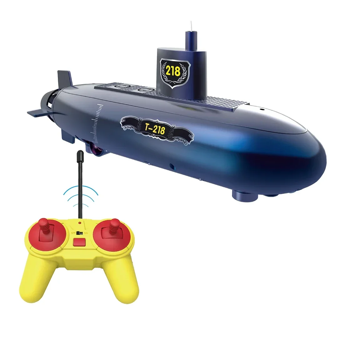 Kids DIY 6-Channel RC Mini Submarine Toy - Educational STEM Underwater Ship Model Remote Control Boat Gift for Students Children
