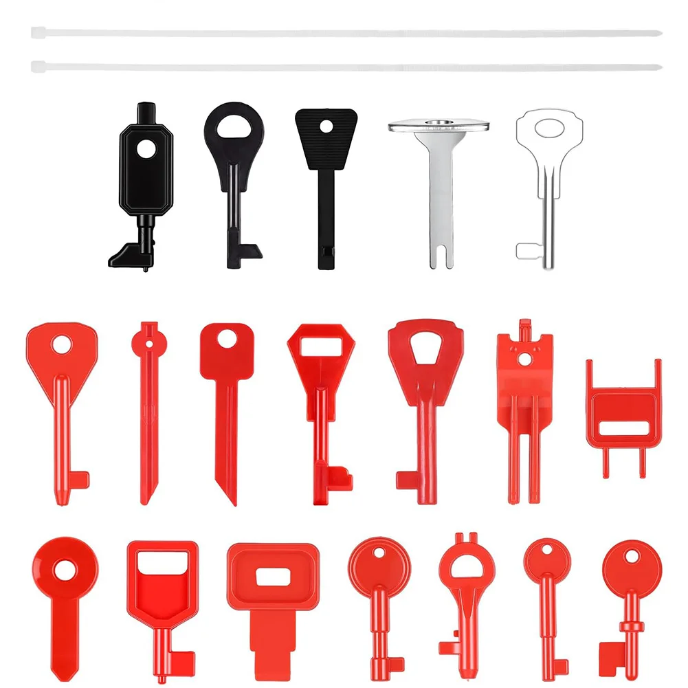 Fire Alarm Box Replacement Keys Pull Station Key Set For Fire Safety Control Use Home Security Parts